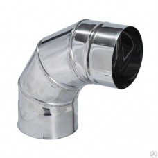 Колено нерж. угол 90 гр. D100 сталь 0,8 мм Колено нерж. угол 90 гр. D100 сталь 0,8 мм